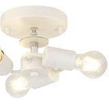 Deco Baymont 3 Light Flush Spotlight Ceiling Fixture in White Finish D0634