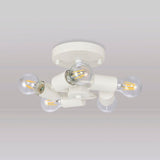 Deco Baymont 5 Light Flush Spotlight Ceiling Fixture in White Finish D0635