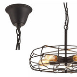 Deco Claudia 5 Light Pendant in Black Finish D0135