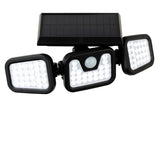 Firstlight Avenue LED Solar Security Wall Spotlight Light with PIR Finished in Black