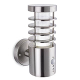 Firstlight Tamar LED Wall Light with PIR in Stainless Steel Finish 2828ST