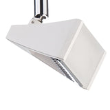 Mantra Filippo Telescopic Single Light Spotlight in Matt White and Polished Chrome Finish M8101/1