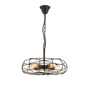 Deco D0135 Claudia 5 Light Pendant in Black Finish