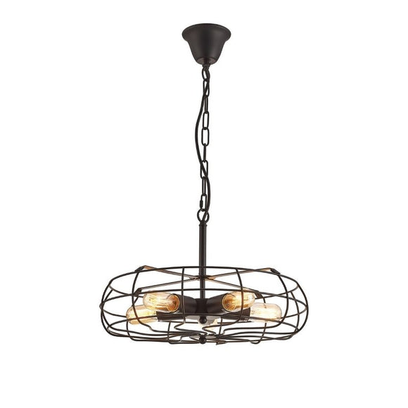 Deco D0135 Claudia 5 Light Pendant in Black Finish