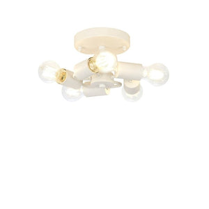 Deco D0635 Baymont 5 Light Flush Spotlight Ceiling Fixture in White Finish