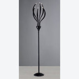 Diyas IL30164 Llamas 6 Lights Floor Lamp Finished in Black (dark background)