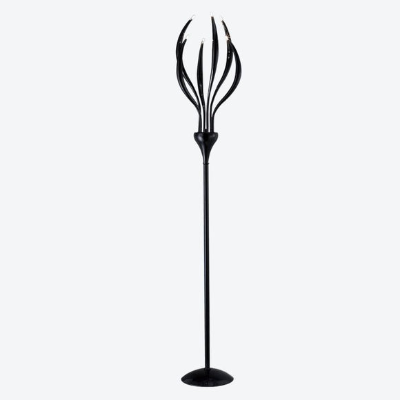 Diyas IL30164 Llamas 6 Lights Floor Lamp Finished in Black