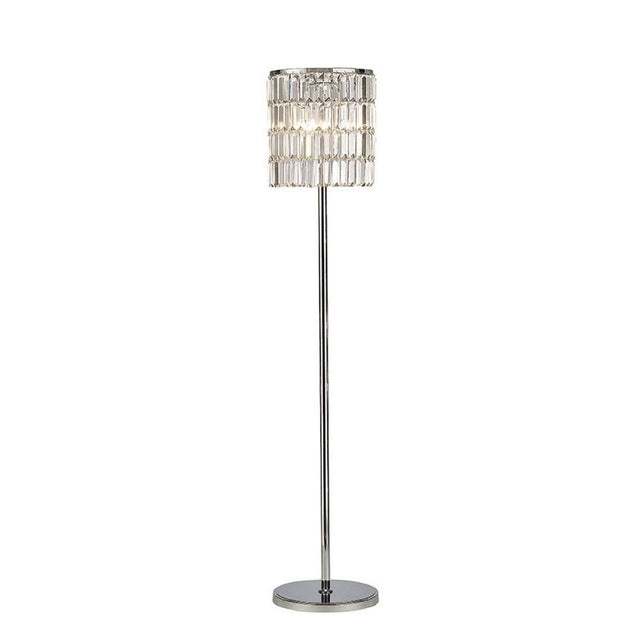 Diyas IL30179 Torre 5 Light Floor Lamp in Polished Chrome Finish