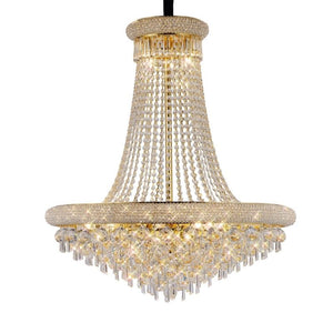 Diyas IL32112 Alexandra 18 Light Chandelier in Gold and Crystal