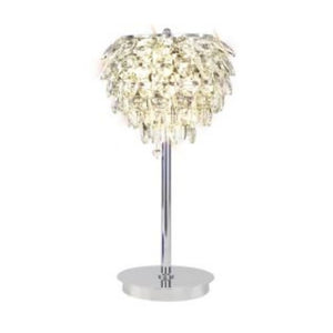 Diyas Coniston 2 Light Table Lamp in Polished Chrome Finish and Crystal IL32834