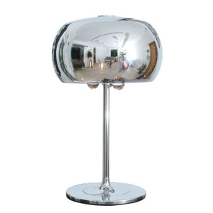 Impex Lighting CFH606091/03/TL/CH Deni 3 Light Table Lamp in Crystal and Chrome Finish