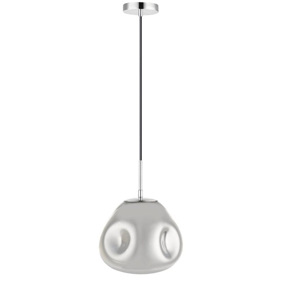 Impex Lighting PG1808/01/M/CH Nina Single Light Ceiling Fitting in Chrome Finish