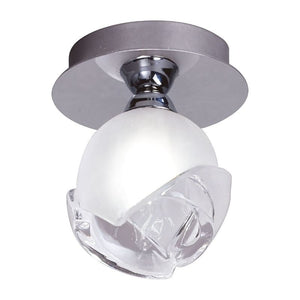 Mantra M0812 Fragma Single Light Ceiling Fitting in Polished Chrome Finish