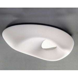 Mantra M1335 Huevo 6 Light Outdoor Ceiling in Polished Chrome and Opal White