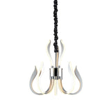 Mantra M5563 Versailles Ceiling LED Light Finished in Polished Chrome and White Acrylic