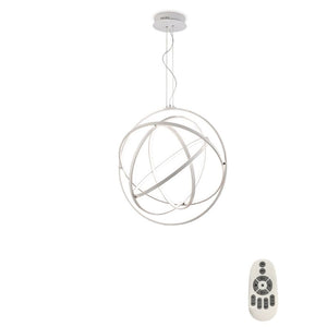 Mantra M5740 Orbital Round Ceiling Pendant in White Finish with Free Remote Control