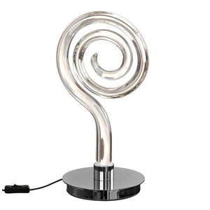 Mantra Adaggio Iris LED Crystal Table Lamp in Polished Chrome Finish M6892