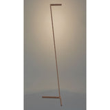 Mantra M7448 Vector LED Floor Lamp in Sand Brown Finish.